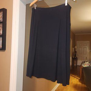 JJill black wearever skirt; medium petite